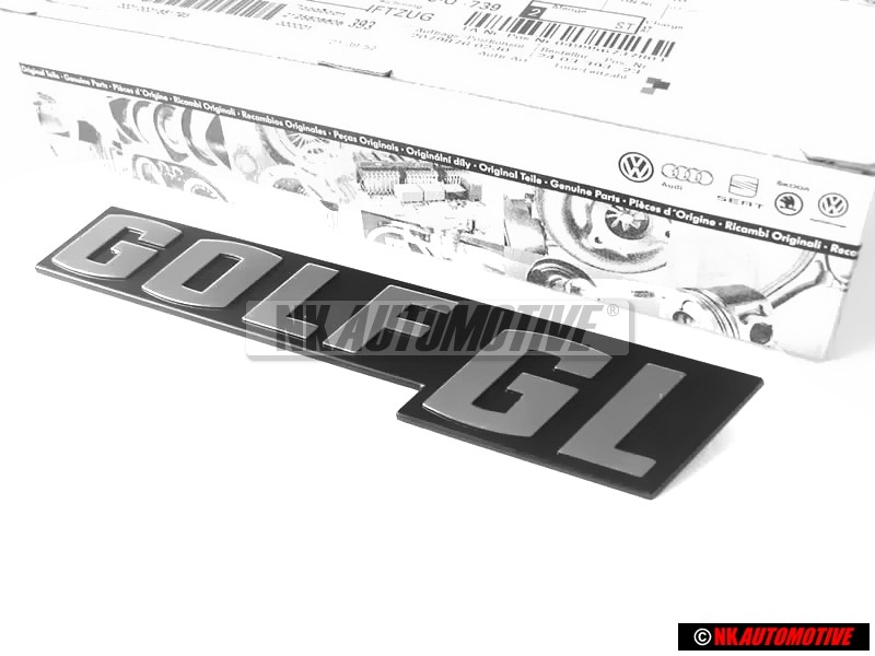 VW Original GOLF GL Hinten Schriftzug Emblem Logo - 171853687S EG8