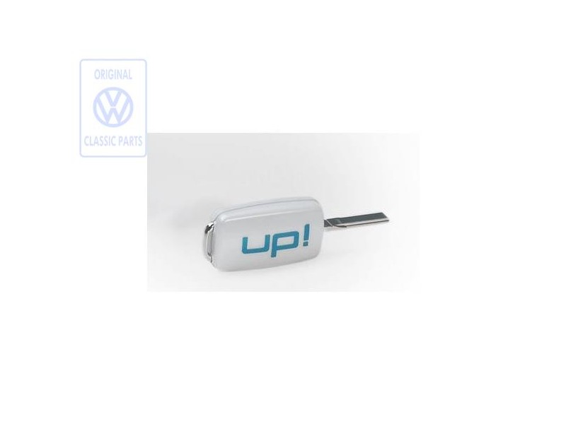 VW Original Schlüsselcover Weiss/Blau - 1S0087012C TL8