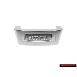 VW Original R32 Schriftzug Emblem Logo für Lenkrad Aluminium - 1K0419685S 3Q7