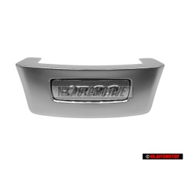 VW Original R32 Schriftzug Emblem Logo für Lenkrad Aluminium - 1K0419685S 3Q7