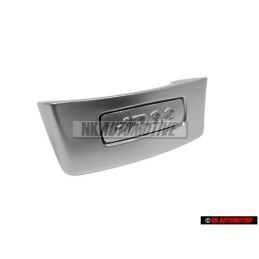 VW Original R32 Schriftzug Emblem Logo für Lenkrad Aluminium - 1K0419685S 3Q7