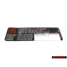 VW Original Kennschild - 059010158A
