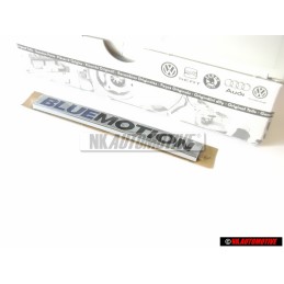 VW Original BLUE MOTION Hinten Schriftzug Emblem Logo Chrom - 6R0853675G WWS