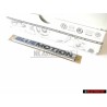 VW Original BLUE MOTION Hinten Schriftzug Emblem Logo Chrom - 6R0853675G WWS