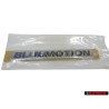 VW Original BLUE MOTION Hinten Schriftzug Emblem Logo Chrom - 6R0853675G WWS