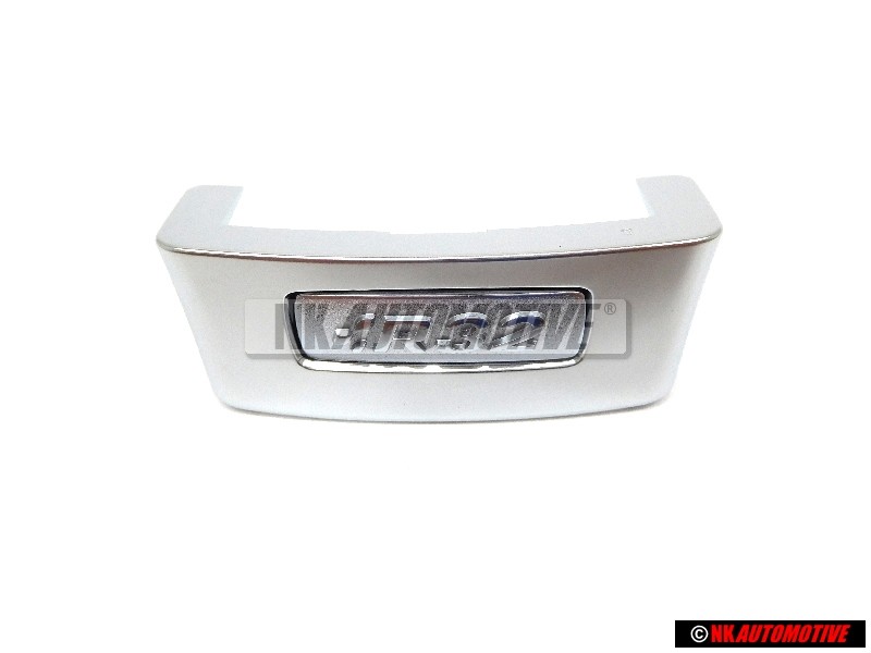 VW Original R32 Schriftzug Emblem Logo für Lenkrad Aluminium - 1K0419685K 3Q7