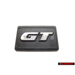 VW Original GT Seite Schriftzug Emblem Logo Gebürstetes Silber - 191853688R GX2