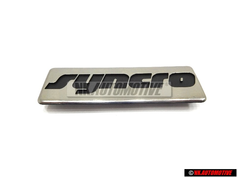VW Original SYNCRO Seite Schriftzug Emblem Logo Schwarz Chrom - 191853714A GX2
