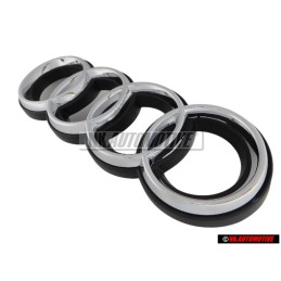 Audi Original Ringe Vorne Kühlergrill Emblem Logo Zeichen Chrom RS2 - 8A0853600