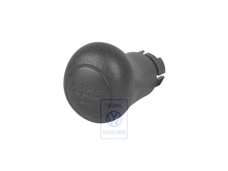 VW Original Schalthebelknopf Satinschwarz - 1H0711141H 01C
