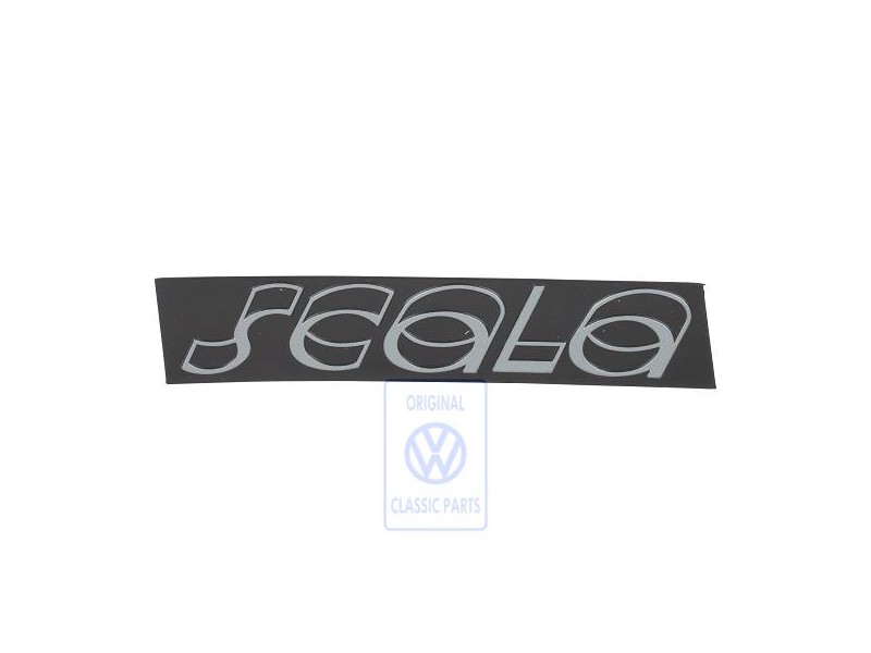 VW Original Schriftzug Satinschwarz/Saphir-Metallic - 533853685M PF9