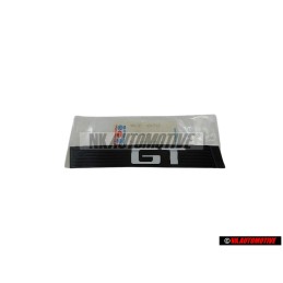 VW Original GT Seite Schriftzug Emblem Logo Schwarz Chrom - 533853685A GX3
