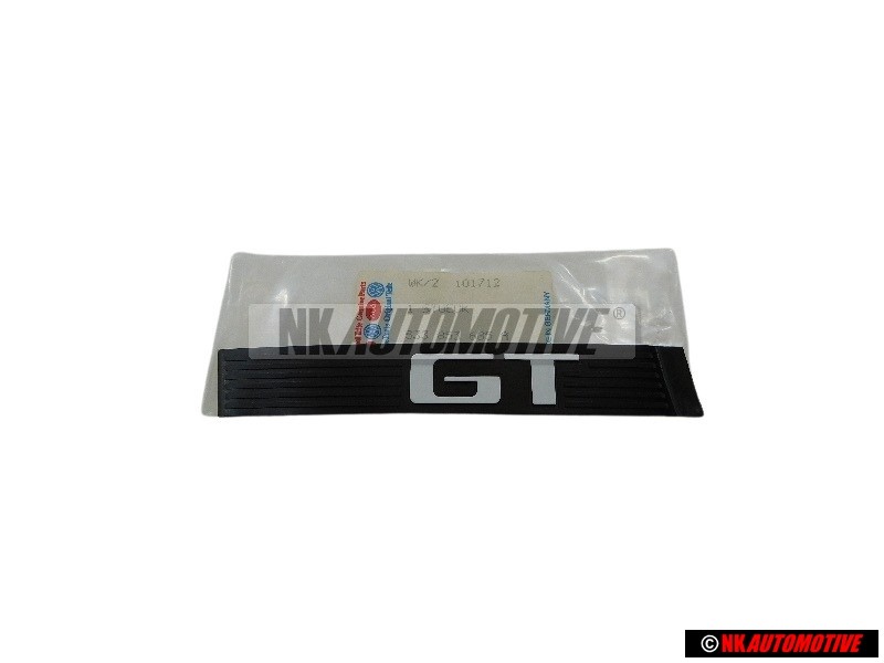 VW Original GT Seite Schriftzug Emblem Logo Schwarz Chrom - 533853685A GX3