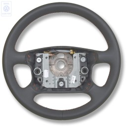 VW Original Lenkrad Leder Schwarz/Tropicorange - 1J0419091APHCB
