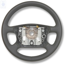 VW Original Lenkrad Leder Schwarz/Cosmicgrün - 1J0419091APHCD