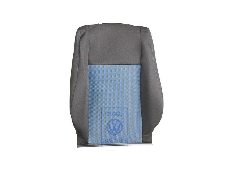 VW Original Lehnenbezug (Stoff) Blau/Schwarz - 1J0881805BRKMD