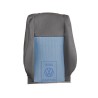 VW Original Lehnenbezug (Stoff) Blau/Schwarz - 1J0881805BRKMD