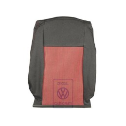 VW Original Lehnenbezug Stoff Rot/Schwarz - 1J0881805BRLNR