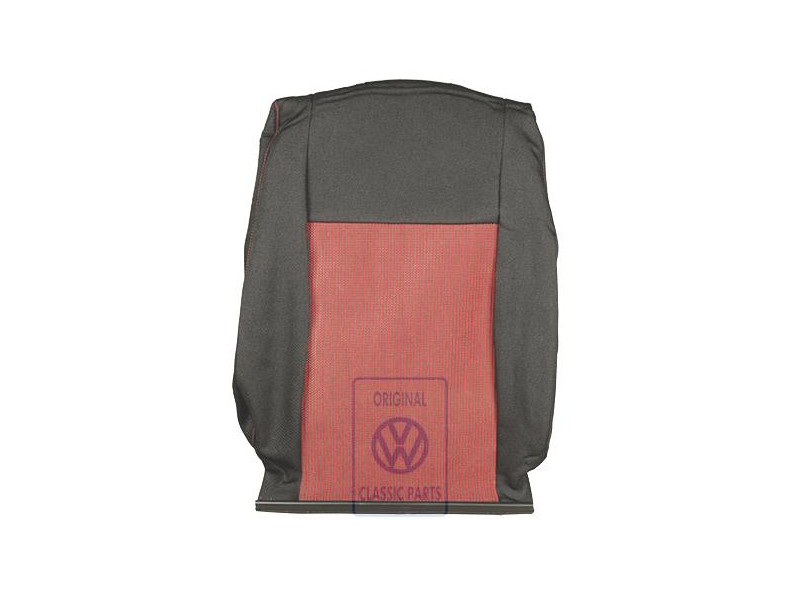 VW Original Lehnenbezug Stoff Rot/Schwarz - 1J0881805BRLNR