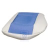 VW Original Sitzbezug (Stoff) Flanellgrau/Blau - 1J0885405APJNP