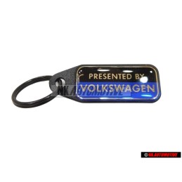 VW Original Plakette Schwarz/Silber - 1H0837244 9ZS