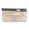VW Original Türverkleidung Leder Schwarz/Hellbeige - 1J3867011CGFWZ