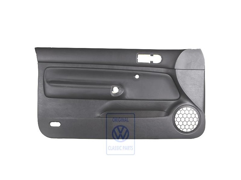 VW Original Türverkleidung Leder Schwarz/Schwarz - 1J3867011CJGEN