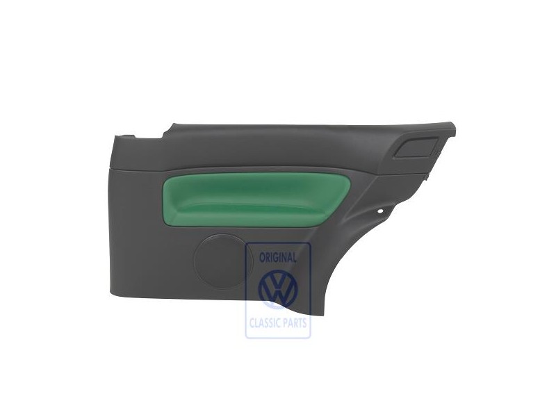 VW Original Türverkleidung (Leder) Schwarz/Schwarz - 1J3867011DNHSA