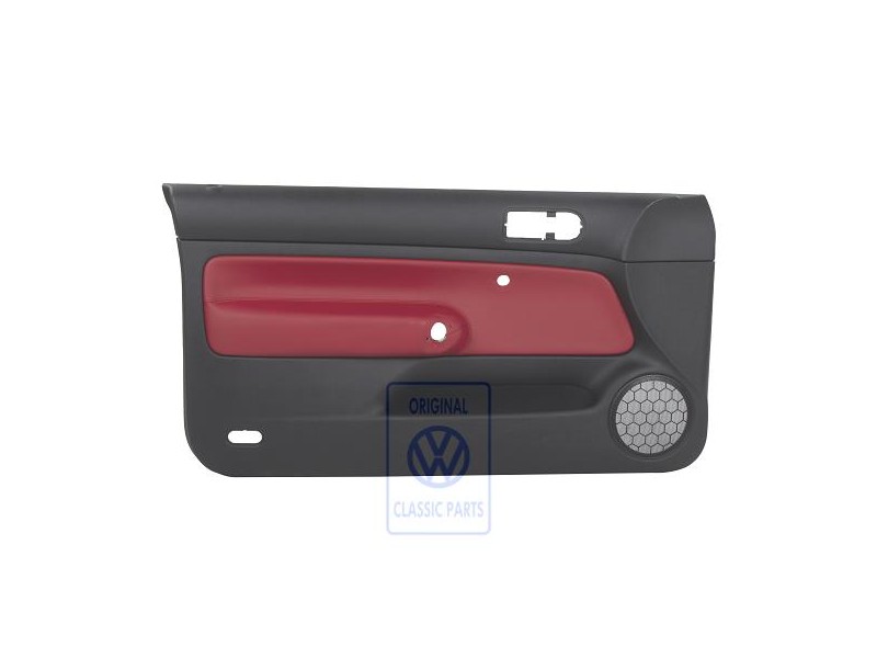 VW Original Türverkleidung (Leder) Rot - 1J3867011DNLLD