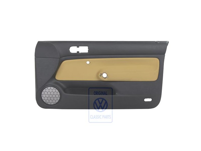 VW Original Türverkleidung Stoff Schwarz/Gelb - 1J3867012CCGRE