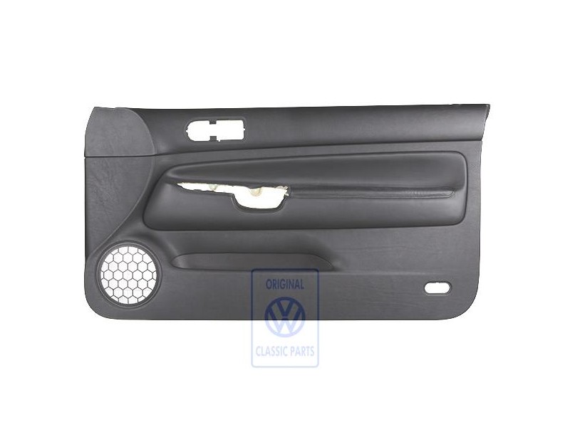 VW Original Türverkleidung Leder Schwarz/Schwarz - 1J3867012CPGEN