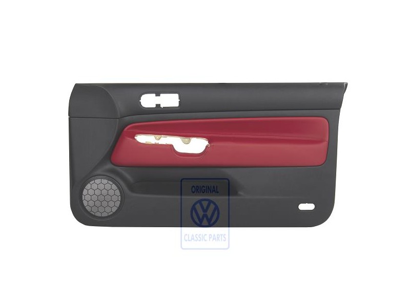 VW Original Türverkleidung (Leder) Rot - 1J3867012EDLLD