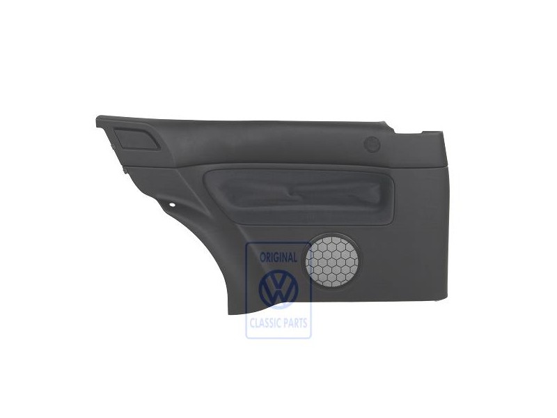 VW Original Seitenverkleidung (Stoff) Schwarz/Schwarz - 1J3867043CAEWL