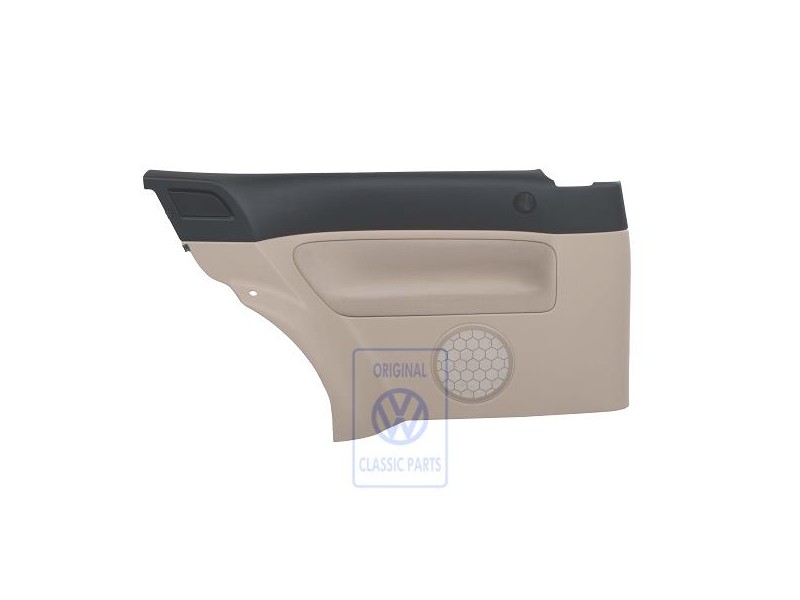 VW Original Seitenverkleidung (Stoff) Schwarz/Hellbeige - 1J3867043CAHRZ