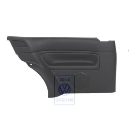 VW Original Seitenverkleidung (Leder) Schwarz/Schwarz - 1J3867043CBHSA