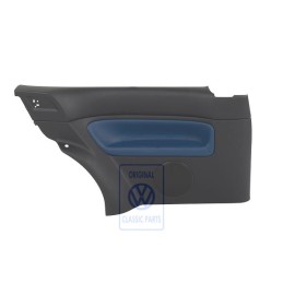 VW Original Seitenverkleidung (Leder) Schwarz/Jazzblue - 1J3867043CBHSE