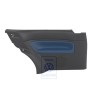 VW Original Seitenverkleidung (Leder) Schwarz/Jazzblue - 1J3867043CBHSE