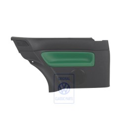 VW Original Seitenverkleidung (Leder) Grün - 1J3867043CBLLE