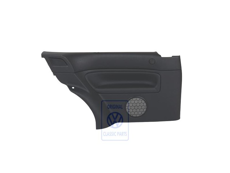 VW Original Seitenverkleidung (Leder) Schwarz/Schwarz - 1J3867043CCHSA