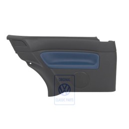VW Original Seitenverkleidung (Leder) Schwarz/Jazzblue - 1J3867043CMHSE