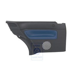 VW Original Seitenverkleidung (Leder) Schwarz/Jazzblue - 1J3867043CNHSE