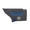 VW Original Seitenverkleidung (Leder) Schwarz/Jazzblue - 1J3867043CNHSE