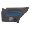 VW Original Seitenverkleidung (Leder) Schwarz/Orbitblue - 1J3867044AQGEC
