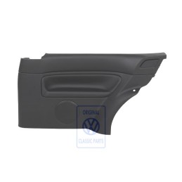 VW Original Seitenverkleidung (Leder) Schwarz/Schwarz - 1J3867044CBHSA