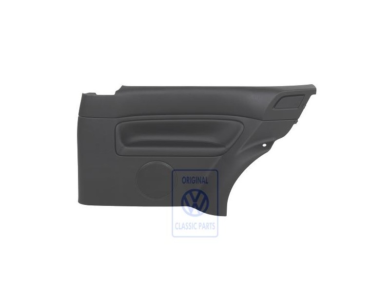VW Original Seitenverkleidung (Leder) Schwarz/Schwarz - 1J3867044CBHSA