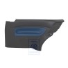 VW Original Seitenverkleidung (Leder) Schwarz/Jazzblue - 1J3867044CBHSE