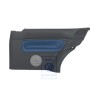 VW Original Seitenverkleidung (Leder) Schwarz/Jazzblue - 1J3867044CCHSE