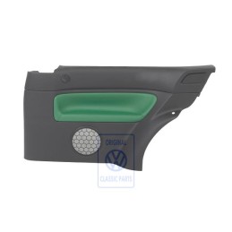 VW Original Seitenverkleidung (Stoff) Schwarz/Grün - 1J3867044CGGHG