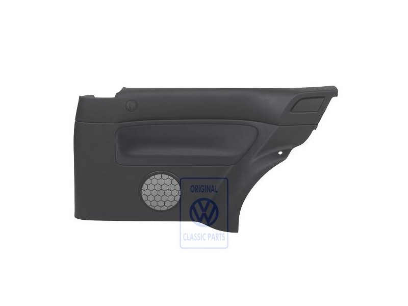 VW Original Seitenverkleidung (Stoff) Schwarz/Schwarz - 1J3867044CJEWL