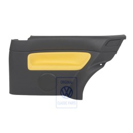 VW Original Seitenverkleidung (Leder) Schwarz/Jazzblue - 1J3867044CMHSE